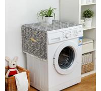 Washer Dryer Covers for Top, Washing Machine Covers with 6 Storage Bags, Home and Kitchen Universal Appliance Cover for Washer, Dryer, Fridge & Microwave
