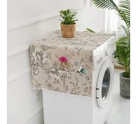 Washer Dryer Covers for Top, Washing Machine Covers with 6 Storage Bags, Home and Kitchen Universal Appliance Cover for Washer, Dryer, Fridge & Microwave