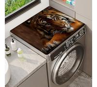 Washer Dryer Liner Cover Black White Marble Flower Pumpkin Patterned Non-Scratch Anti-Slip Washer Or Dryer Top Mat Home Kitchen Laundry Room Appliances Top Dust-Proof Covers (Color 7,60 x50 cm)