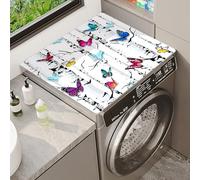 Washer Dryer Liner Cover Starry Night Bohemian Mandala Leopard Pattern Non-Scratch Anti-Slip Washer Or Dryer Top Mat Home Kitchen Laundry Room Appliances Top Dust-Proof Covers (Color 5,40 x50 cm)