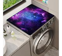 Washer Dryer Liner Cover Starry Night Bohemian Mandala Leopard Pattern Non-Scratch Anti-Slip Washer Or Dryer Top Mat Home Kitchen Laundry Room Appliances Top Dust-Proof Covers (Color 2,60 x60 cm)