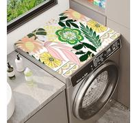 Washer Dryer Liner Cover Starry Night Bohemian Mandala Leopard Pattern Non-Scratch Anti-Slip Washer Or Dryer Top Mat Home Kitchen Laundry Room Appliances Top Dust-Proof Covers (Color 7,60 x60 cm)
