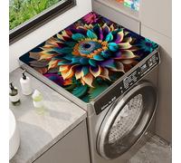 Washer Dryer Liner Cover Starry Night Bohemian Mandala Leopard Pattern Non-Scratch Anti-Slip Washer Or Dryer Top Mat Home Kitchen Laundry Room Appliances Top Dust-Proof Covers (Color 1,50 x50 cm)