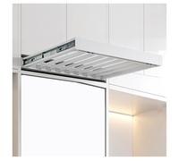 Washer Dryer Shelf with Pull-Out Drying Rack, Space-Saving Storage Solution for Narrow Laundry Areas, Organize Your Laundry Room Efficiently