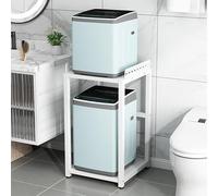 Washer Dryer Stacking Rack - Heavy Duty 2-Tier Storage Shelf for Laundry Room, Holds 220lbs, Organizes Space Over Washer & Dryer