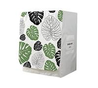 Washer Dustproof Cover Front Load, Washing Machine Dryer Protector Sunscreen Waterproof Tumble Dryer Case Protective Cover for Most Front Loadi (Turtle Leaf 1,M-capacity 8-9kg)