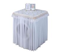 Washer Dustproof Cover Washing Machine Covers Embroidery Lining Lace All-Inclusive Drum Cover(Color11,60x55x80CM)