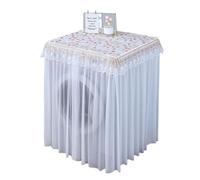 Washer Dustproof Cover Washing Machine Covers Embroidery Lining Lace All-Inclusive Drum Cover(Color4,60x60x85CM)