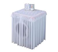 Washer Dustproof Cover Washing Machine Covers Embroidery Lining Lace All-Inclusive Drum Cover(Color7,60x55x80CM)