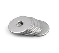 Washer,flat washers, Washers 2/5/25/50pcs Sliver Washer Stainless Steel Large Size Oversize Big Wider Flat Gasket Plain Rings M2.5 M3 M4 M5 M6 M8 M10 M12 M14 M16 Fastener(M10 5pcs)