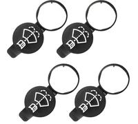 Washer Fluid Cap 4-Pack-Universal Windscreen Washer Bottle Caps,Wiper Fluid Reservoir Tank Bottle Cap Cover,Durable Plastic With Secure Seal-Compatible with Most Cars-Ideal For Car Owners