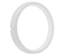Washer Inner Bucket Ring for Replacement Part Washing Machine | Plastic, White Finish, 25.6 Outer Diameter with Perforations, Includes Screws for Fitting