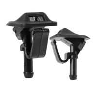 Washer jet nozzle Compatible with Jeep for Wrangler JK 2002-2012 Wiper Front Windshield Washer Nozzles Jet Hood Water Sprayer 55156728AB