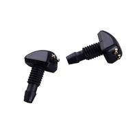 Washer Jets 2pcs Universal Car Front Left Right Dual Holes Windshield Wiper Washer Water Spray Nozzle Adjustable Washer Spray Kit Replacement Parts