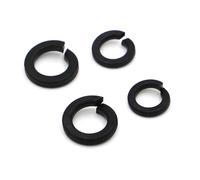 Washer, Lock Washer, 304 Stainless Steel/White Zinc/Black Zinc Steel Spring Split Lock Washer Elastic Gasket M2 .5 M3 M4 M5 M6 M8 - M24