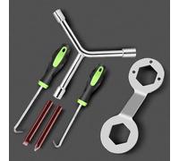 Washer Machine Inner and Outer Tub Spring Expansion Pliers Tool, 8/10/12mm Steel Wrench with 80mm Bit, Rustproof Electroplated Removal Tool