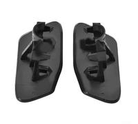 Washer Nozzle Cover Set Left Right Abs Black Headlamp Water Having 51117347931 Cap Compatible Spray X3 Lci Oem 20142017 F25 Jet 51117347932 Front Headlight