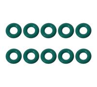 Washer O Ring 10Pcs 2mm Width O-Ring Assortment Fluorine Rubber Sealing Washer Sealing Tool Metric Grommet Kits Automotive Machine Plumbing