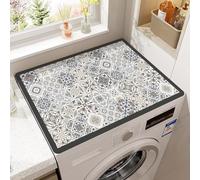 Washer Or Dryer Top Protector Anti-Slip Mat Silicone Rubber Washer Dryer Top Covers Washing Machine Cover Dryer Mat For Laundry Kitchen Home Under Sink Mats Pad Pet Carpet (Color 3,50x60cm)