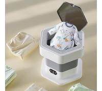 Washer Portable Small Washing Machine, Small Portable Washer Machine 9L with Spin Dry,Automatic Water in and Out Portable Folding Washing Machine for Underwear,Socks,Baby,Towels