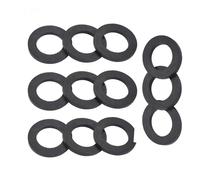 Washer Ring Sealing Gasket Kit Rubber O Rings for Plumbing Faucet Repair 12 Pack Black 1/2 3/4 1 Inch Assortment