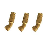 Washer Spray Nozzle Tips,Brass Adjustable Nozzle 1.5mm M14x1.5mm with Washer O-Ring Pack of 2-10 Multiple Sizes(Brass Elbow Nozzle,4pc)