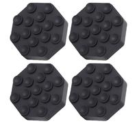 Washer Vibration Pads, Anti Noise Foot Mat, Shock Absorbing Support Base, Interactive Stable Anti Skid Design, Heavy Load Capacity, Ideal for Washing Machine Dryer Laundry Use 2.36 x 0.59 Inches