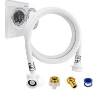 Washer Water Hose - Universal Water Inlet Hose | PVC WaterSupply Lines, Washing Machine Hoses That Provide a Secure Connection Using Locks, Long Term Durability