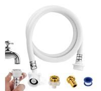 Washer Water Hose - Universal Water Inlet Hose | PVC WaterSupply Lines, Washing Machine Hoses That Provide a Secure Connection Using Locks, Long Term Durability