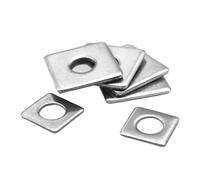 Washers 1-50pcs M3 M4 M5 M6 M8 M10 M12 M14 M16 M20 304 Stainless Steel Square Flat Washer - Rectangular Curtain Wall Washers(M5x20x1.5mm 10pcs)