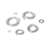 Washers 20/50/100PCS 304 Stainless Steel Spring Lock Washer M2 .5 M3 M4 M5 M6 M8 M10 Split Elastic Gasket(50pcs M3)