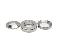 Washers 304 Stainless Steel/carbon Steel Conical Spherical Washer Solid Countersunk Gasket Concave Convex Cone M6M8M10M12M14M16M18M20M24(304 set,M20 (2pcs))