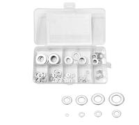 Washers 80 PCS, Flat Penny Washers Stainless Steel Washer s for Screws and Bolts with 8 Sizes M2 M2.5 M3 M4 M5 M6 M8 M10 Flat Metal Washer Assorted for DIY Home Repair Tap Washe rs