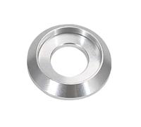 washers,Aluminum Washer, M2 M2.5 M3 M4 M5 M6 M8 Colourful Aluminum Alloy Cup Head Washer Al Metal Grooved Gaskets For Button Head Screw RC Parts 5/10pcs(Sliver,10PCS-M3)