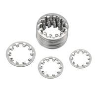 Washers External Internal Tooth Star Lock Washers Stainless Steel M3 M4 M5 M6 M8 M10 M12 M14 M16 M20 M24 M27 M30 Gasket(Internal Tooth,M28 5pcs)