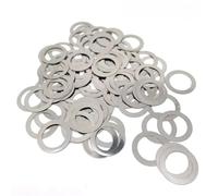 Washers M2 M3 M4 M5 M6 M7 M8M9 M10 M12 M13 M14 M15 M16 M40 304 Stainless Steel Ultra Thin Flat Washer Ultrathin Shim 0.1/0.2/0.3/0.5/1mm(10pcs M18x25,0.5mm thick)
