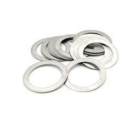 Washers,M3-M8 Thickness 0.1mm Stainless Steel Flat Washer Ultra Thin Gasket High Precision Adjusting Gasket Thin Shim SUS304 50pcs(3x5x0.1 (50Pcs))