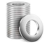Washers M4 100 Pcs, Jeboler DIN125 A2 V2A Washers for Screws 304 stainless steel, Penny Washers, Metal Washers Steel Washers for Bolts & Nuts & Threaded Rod, silvery