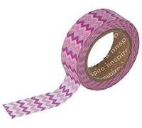 Washi Tape Zig Zag Pink 15 mm x 10 m Tutti Frutti Series