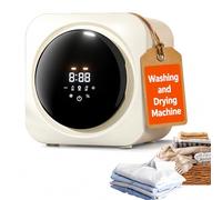 Washing and Drying Machine, Small Portable Freestanding LCD Control Panel Dryer, Clothes Dryer 4 Modes/170W 5kg Front Load Electric Dryer, for Apartment Laundry RVs
