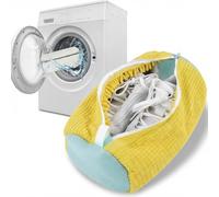 Washing Bag for Shoes & Trainers - Mesh Laundry Wash Bag for Washing Machine, Travel Storage Organiser, Durable Zipped Shoe Cover for Sneakers, Football Boots, Running Shoes