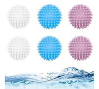 Washing Ball for Washing Machine, Pack of 6 Washing Balls for Washing Machine, Reusable Dryer Balls, Laundry, Drying Ball for Home Clothes, Cleaning