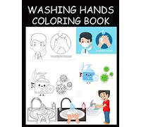 WASHING HANDS COLORING BOOK: How to use hand sanitizer infographic coloring pages;How to wash your hands correctly coloring pages;children hygiene ... virus coloring page;;wash your hands advice