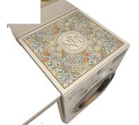 Washing Line Cover Printed Dust Covers Home Washing Machine Cover Microwave Oven Protecor Fridge Top Mat Table Pad Absorbent Floor Mat Bathroom(D Dust Cover,L 50 X 60cm)