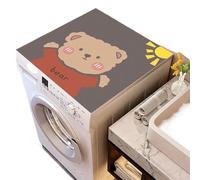 Washing Line Cover Retro Patterns Washing Machine Dust Cover Kitchen Drain Pads Waterproof Oven Microwave Cover Mats Anti-Slip Kitchen(001)