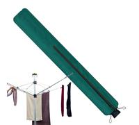 Washing Line Cover - Rotary Clothesline Cover, Waterproof Umbrella Protector, Zippered Clothes Line Protector | Weatherproof Parasol Guard For Camping Outdoor Hotel Balcony Backyard Garden Travel