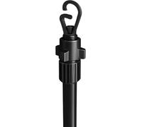 Washing Line Prop 2.4M Heavy Duty Adjustable Telescopic Washing Line Metal Clotheslines Weatherproof Home Garden Laundry Support Drying Line Poles (1 x 8ft Washing Line Prop)