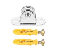 Washing Line Pulley Kit,Pulley Block,Silent Bearings Pulleys Wheel,Stainless Steel Wall-Mounted Directional Pulleys wheels for Sun Shade Sails Wave Sunscreen Canopy Cover DIY Kits Handling (3 Pcs)