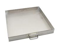 Washing Machine AC Condensate Drain Pan, Stainless Steel Oil Drip Pans with Handle, 1mm Leakage Protection Tray, Plant Germination Trays(60x40x5cm/24x16x2in)