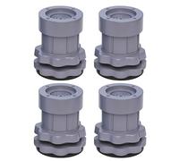 Washing Machine Anti Vibration Pads - Adjustable Shock Absorber Foot Pads | Double Layer Washer Dryer Pedestals, Anti-Slip Leveler Base With Tank Tread Grip, Stops Walking Noise For Washing Machines